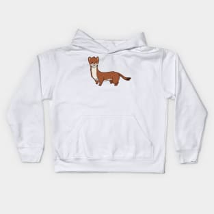 Kawaii weasel Kids Hoodie